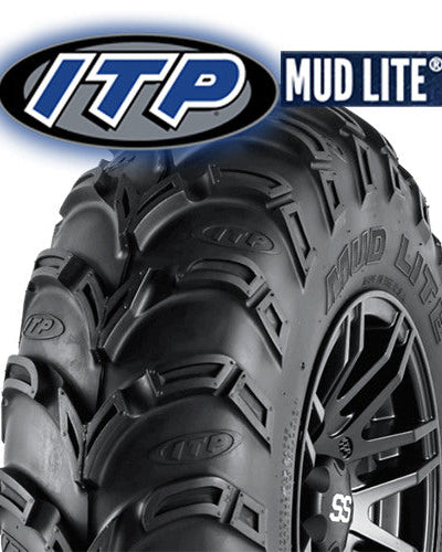 Collection main photo of the complete lineup of ITP Mud Lite ATV and UTV tires.