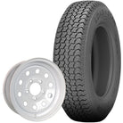 Kenda Loadstar Bias K550 Trailer Tire and 13" MOD Steel Trailer Wheel Combo  - White