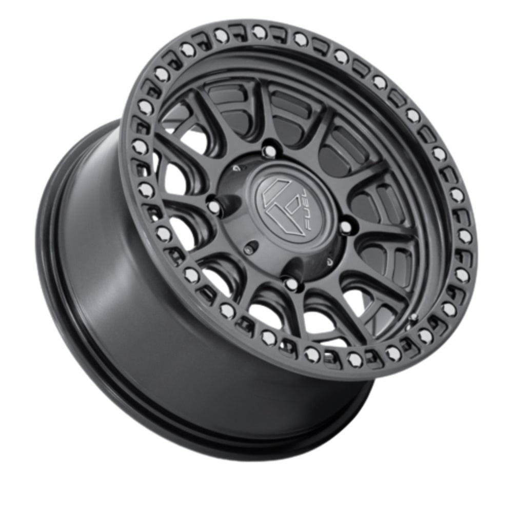 Fuel UTV FV832 Cycle UTV 15x7 Gloss Gunmetal Wheel with 5x114.3 Bolt Pattern and +10 Offset