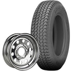 Kenda Loadstar Bias K550 Trailer Tire and 13" MOD Steel Trailer Wheel Combo  - Galvanized