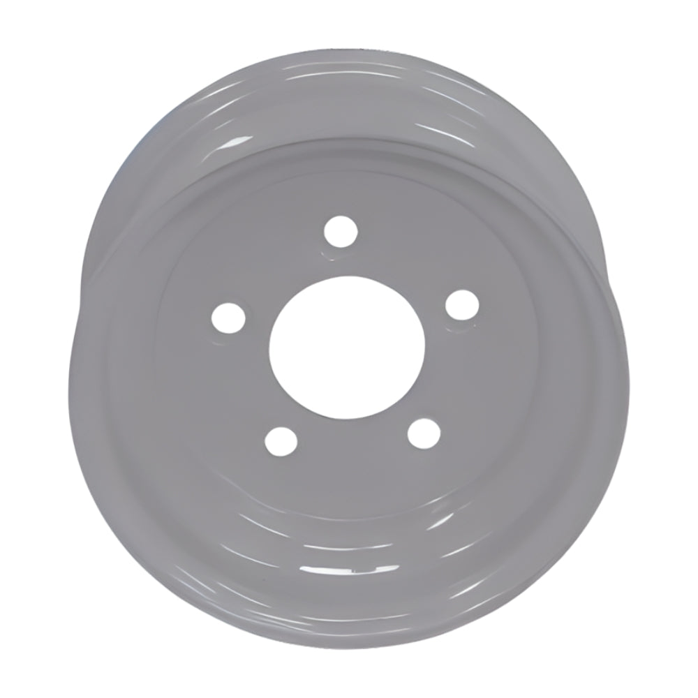 8" Kenda Steel Solid Center Trailer Wheel (8x3.75 / 5-4.5 Bolt Pattern)- Silver
