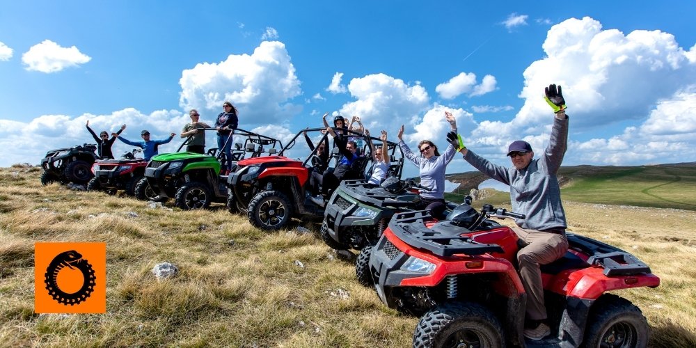 Happy ATV & UTV Riders w/ Ride Or Die Tire Logo