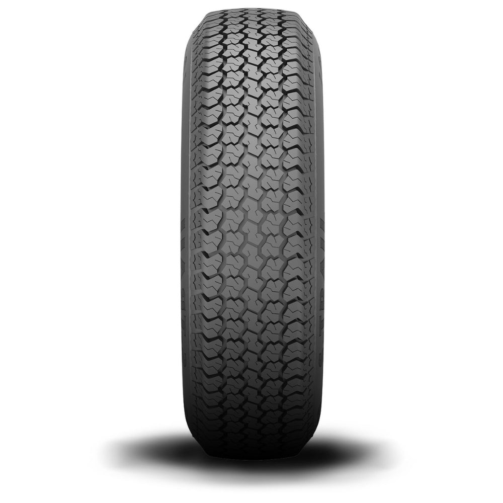 Kenda Loadstar Bias K550 Trailer Tire radial style tread pattern and lug design.