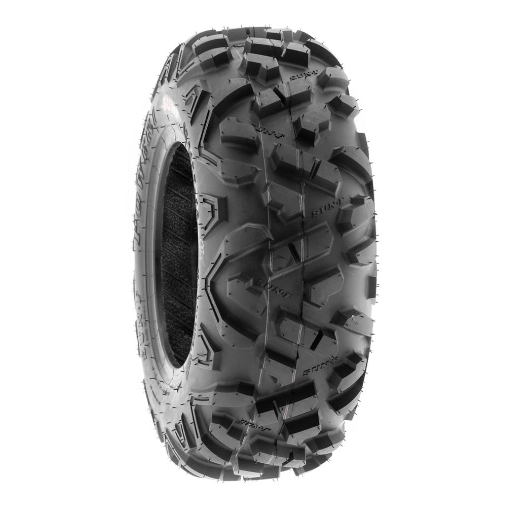 SunF® A051 Power II ATV / UTV Tire straight on with slight angle