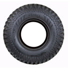 Full sidewall view of the new AMS Tire M2 Evil all-terrain UTV and SXS tire in 32x10R15 size, featuring aggressive shoulder lug design and heavy duty sidewall construciton.