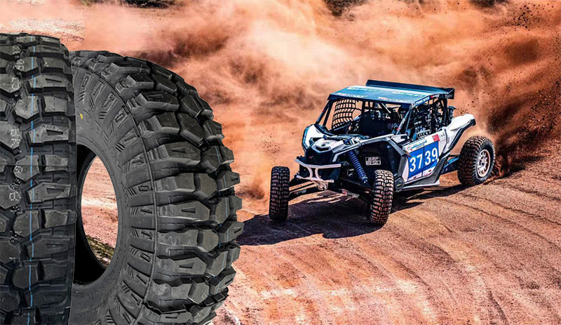 Broad Peak Baer XT 8-Ply high quality UTV and SXS steel belted radial SBR tire for sale by Ride or Die Tire.