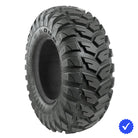 Angled view of the Duro DI-2037 Frontier front SXS and UTV tire, featuring radial 4-ply or 6-ply construction and all-terrain capability with directional tread pattern in 12" and 14" wheel sizing, offered with free shipping.