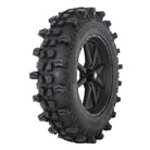 Angled view of the Frontline ACP 10-ply All-terrain radial UTV SXS tire in 35x9.5r20 size.