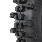 Close up view of the tread details on the Frontline ACP off road and mud tire.