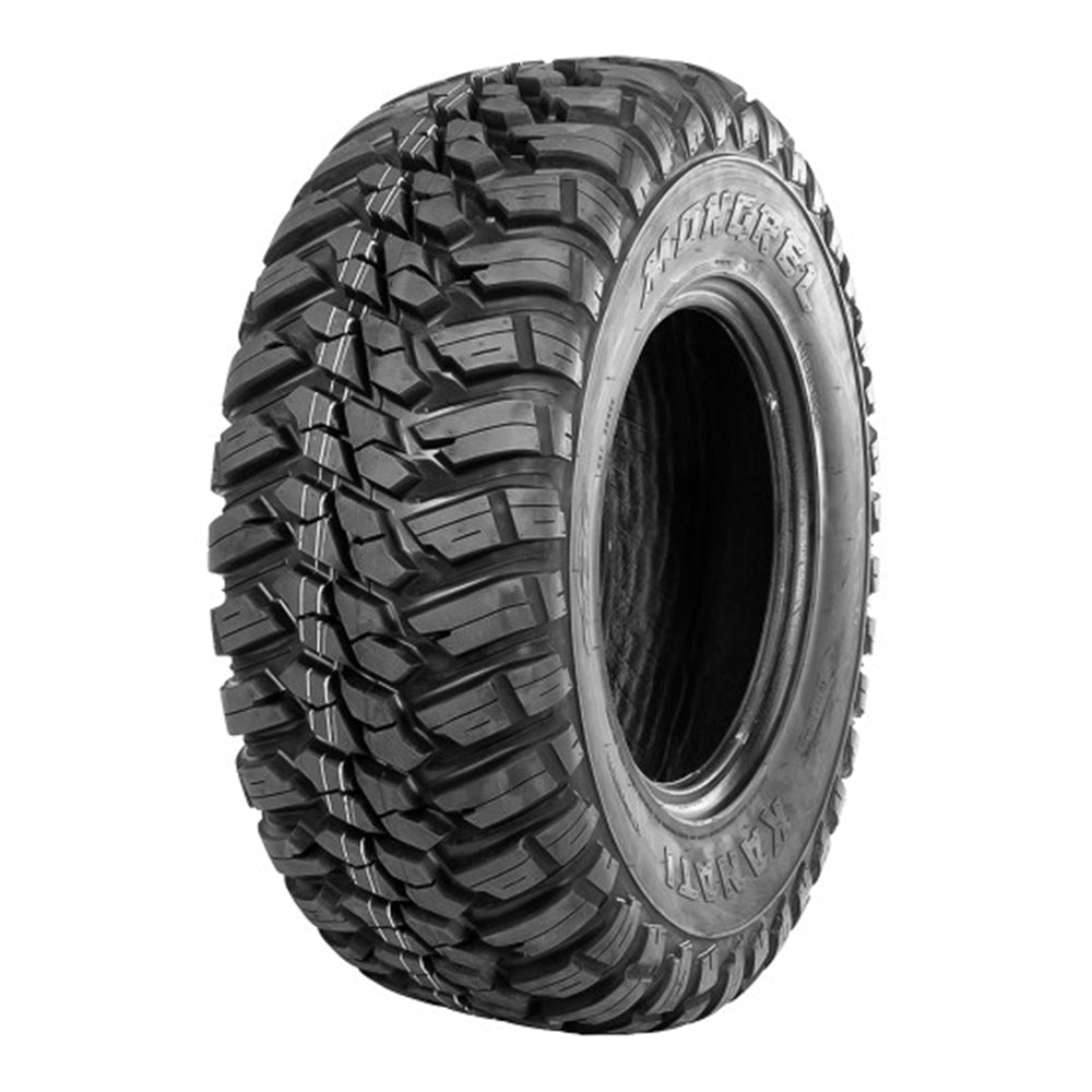 High performance 10-ply all terrain Kanati Mongrel UTV and SxS tire by Greenball GBC.