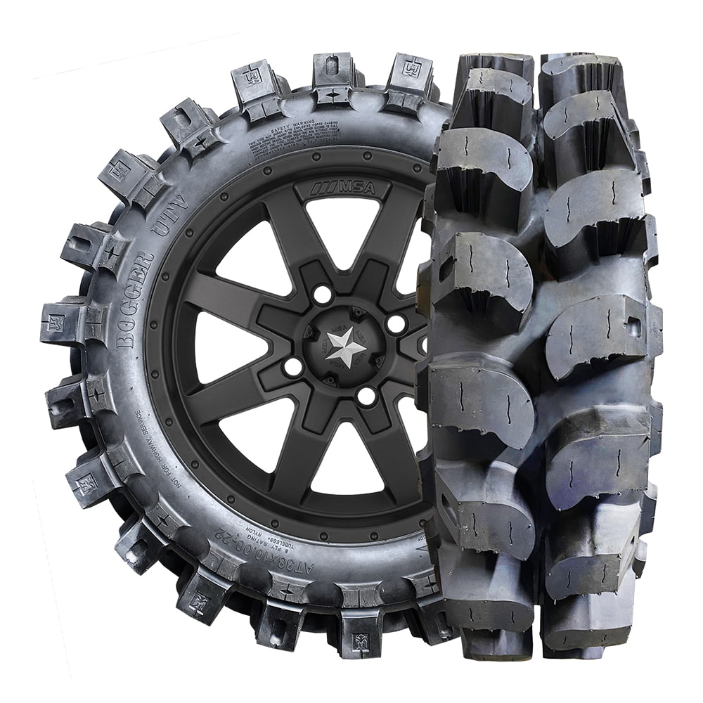 8-ply Bogger UTV mud tire for Side by Side and ATV applications.