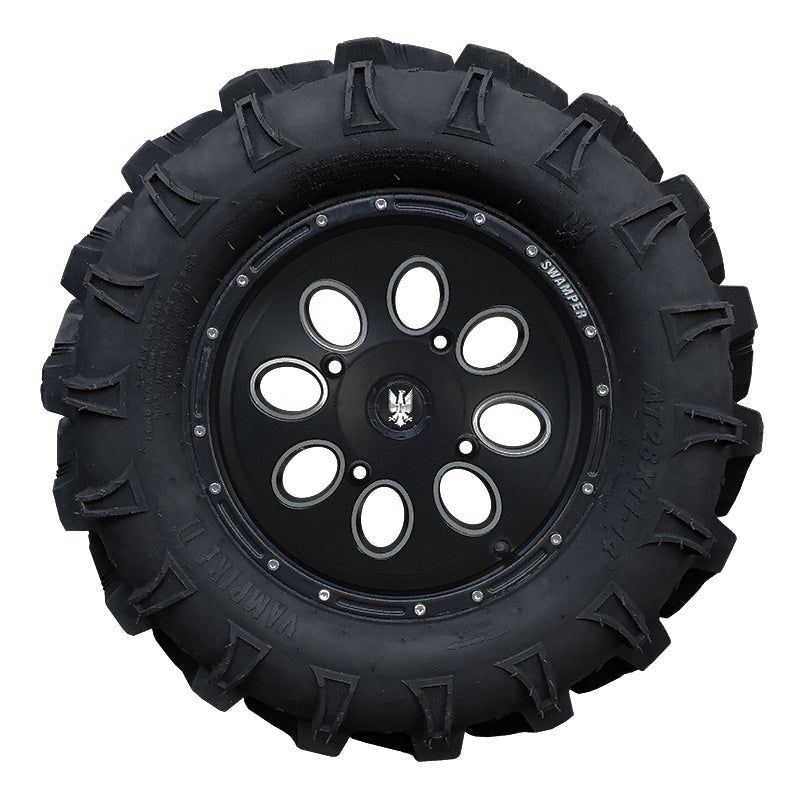 Sidewall view and features of the Interco Vampire 2 ATV mud and all-terrain tire.