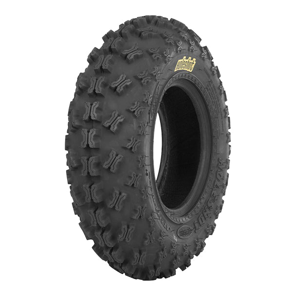 Front ITP Holeshot GNCC race ready ATV 6-ply directional tire.