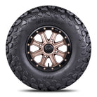 Sidewall view displaying markings and details on the ITP Intersect off road UTV and Side-by-side radial 8-ply tire.