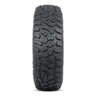 Full view of the non-directional tread pattern and lug design on the ITP Terra Hook recreational performance tire for the Side-by-side and UTV industry.