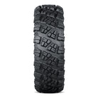 Full tread pattern and lug block layout on the high performance radial 8-ply ITP Versa Cross V3 all-terrain off road UTV tire.