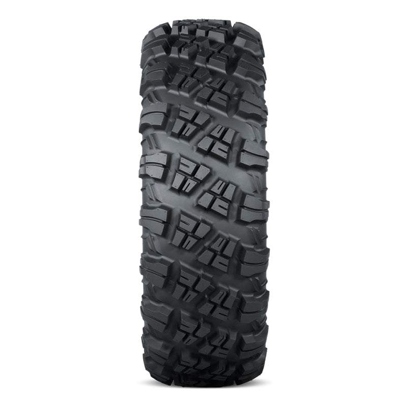 Full tread pattern and lug block layout on the high performance radial 8-ply ITP Versa Cross V3 all-terrain off road UTV tire.