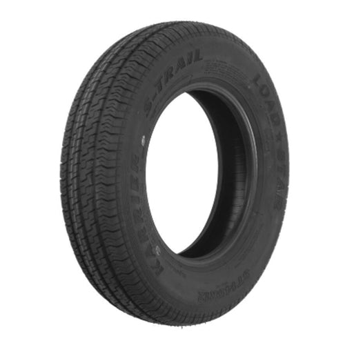 Load Range E Kenda Karrier K25 trailer tire, size 145/80R12, Item# 10140.