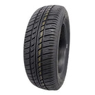 Tread pattern detail on Kenda KR17 Karrier HD steel belted radial Load Range C 17" trailer tire.