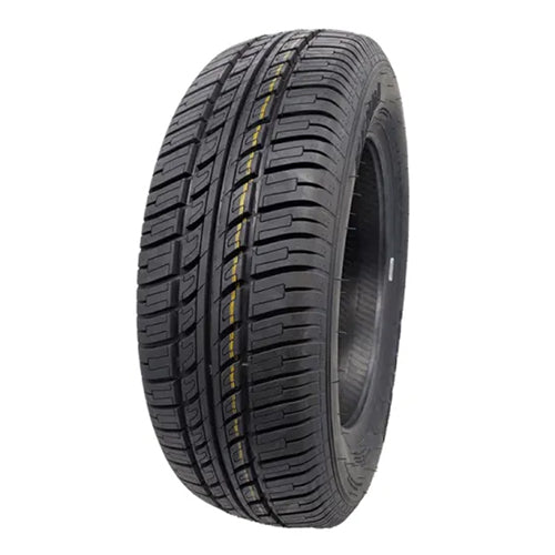 Tread pattern detail on Kenda KR17 Karrier HD steel belted radial Load Range C 17" trailer tire.