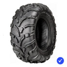 Angled view of the OTR 440 MAG AT and Mud Terrain tire for powersports, utv, atv, and sxs applications, designed with heavy duty 6-ply construction and available in 12" wheel sizes and offered with free shipping.