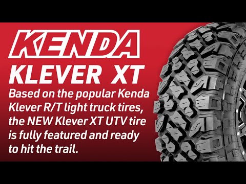 Promotional video introducing and showcasing the features of the new Kenda Klever XT all terrain high performance radial utv and sxs tire.