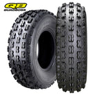 Quadboss QBT732 4-ply ATV sport all terrain front tire available in 19x7-8 size, featuring a high traction design with unique tread block shape and affordable pricing, offered with free shipping by Ride or Die Tire.