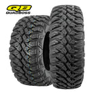 Front and rear Quadboss QBT846 all terrain 8-ply radial utv and sxs tires, pick your size.