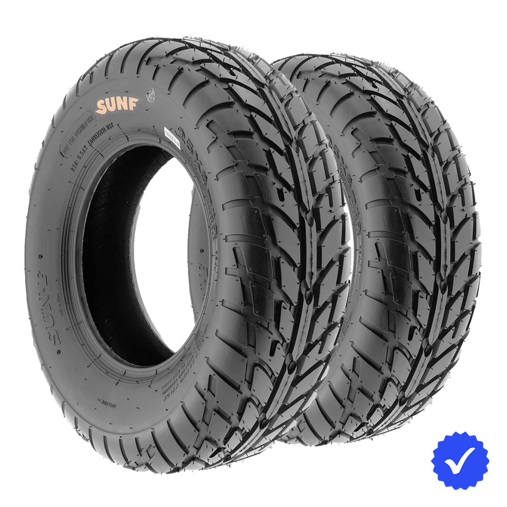 Set of 2 SunF A021 6-ply Bias construction high speed street and road ATV tires, offered with free shipping by Ride or Die Tire.