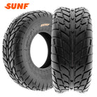 SunF A021 street and road ATV and Quad tire featuring directional tread design and high speed rating, combined with tough 6-ply bias construction and available in wide variety of rim sizes and overall heights.