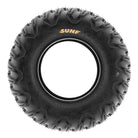 Full sidewall view of the A043 all terrain radial 6-ply tire from SunF tire manufacturer, offered for sale by Ride or Die Tire.