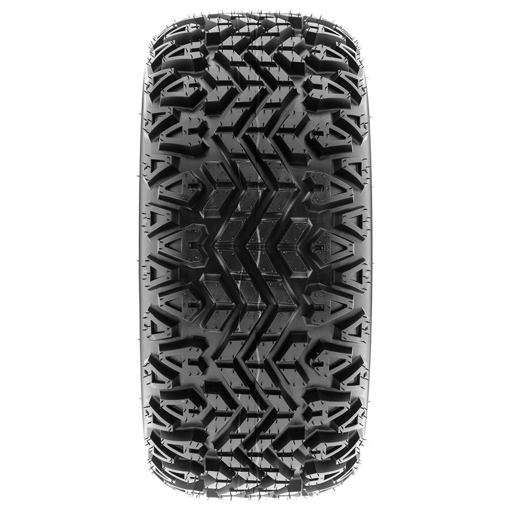 Full tread pattern view of the SunF G003 golf cart and lawn / garden tire.
