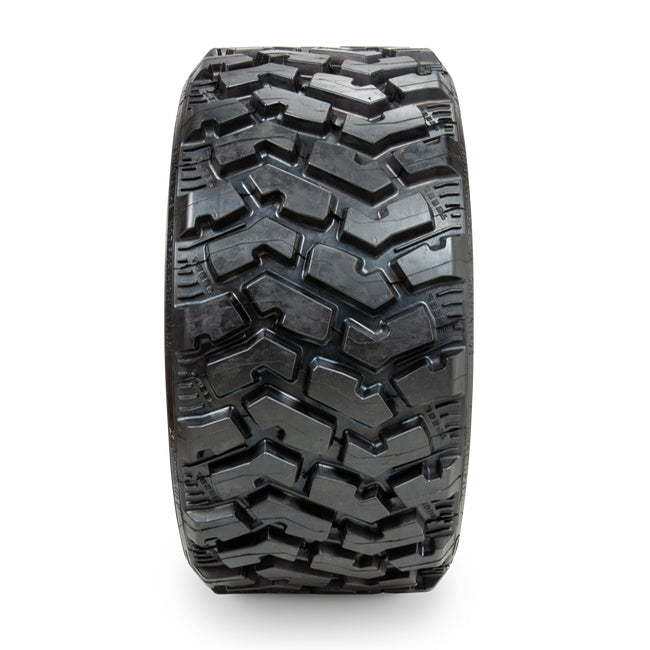 View of the tread pattern design on the rear airless tire Part#29242 of the X Tweel with a bolt pattern of 4x137mm.