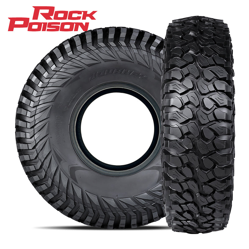 Journey WWL31 Rock Poison 8-ply radial construction sticky compound UTV and SXS tire in 15" wheel sizes designed for rocks, deserts, and high speed conditions, offered with free shipping by Ride or Die Tire.
