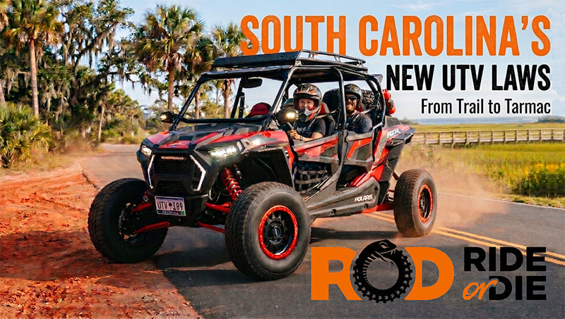 Full color image for South Carolina's new UTV road laws blog explained.