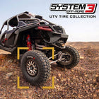 System 3 tire and wheel main product collection photo with logo.