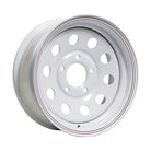 12" Kenda Steel Trailer Wheel (12x4JA / 0-Offset / 3.19 Pilot) White with stripes