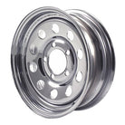 14" Kenda Steel Trailer Wheel (14x5.5JJ / 0-Offset / 3.19 Pilot) Chrome, Dexstar Part# 20368.