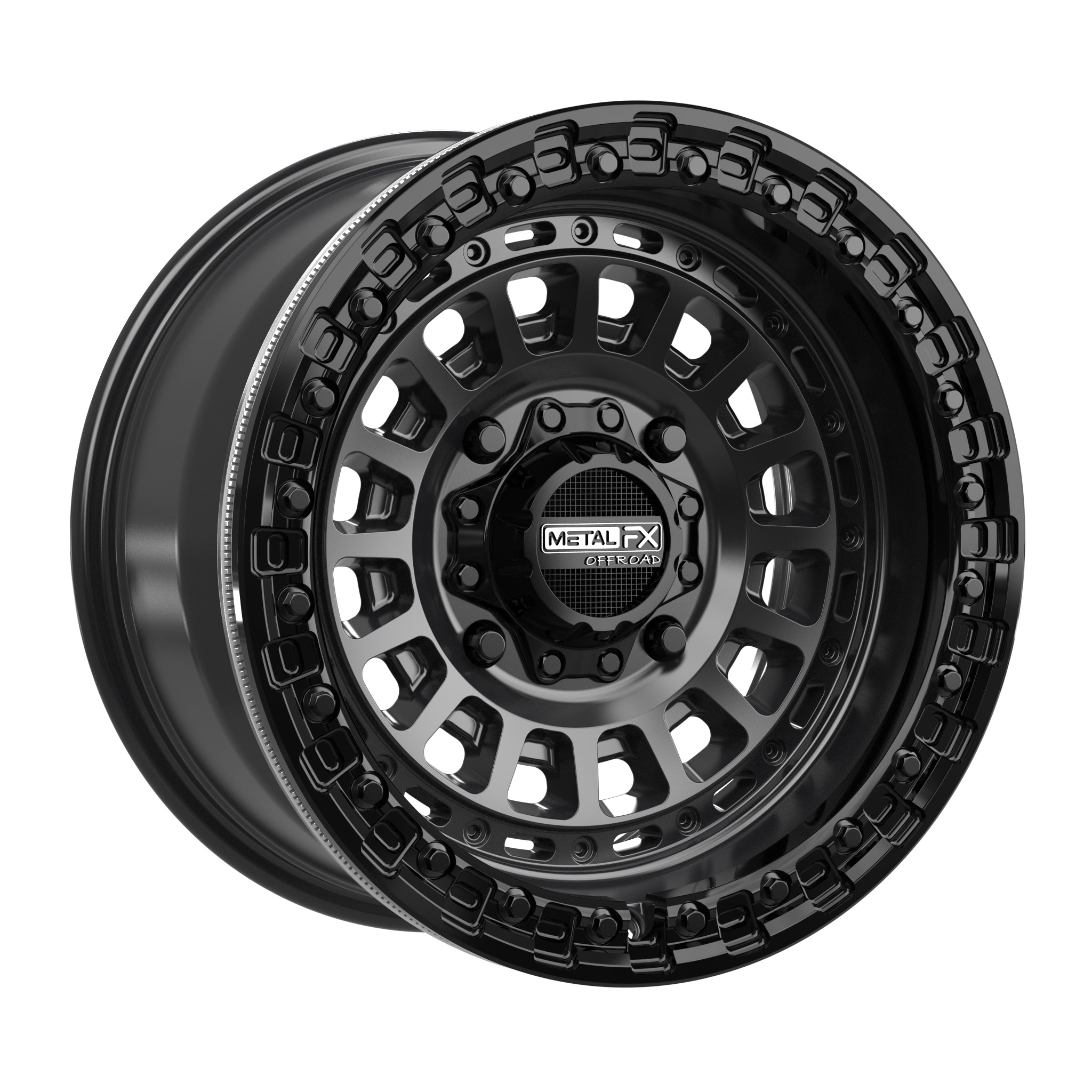 Sicario Beadlock | Satin Black w/ Gloss Black Ring – Ride or Die Tire