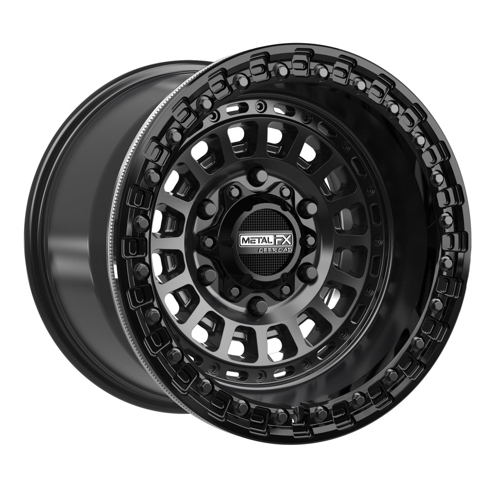 Sicario 6R Beadlock | Satin Black w/ Gloss Black Ring