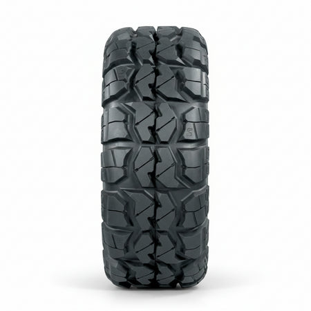 Deestone® D942 Trail Crusher Tread pattern close up