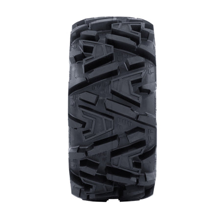 Tread close up of the EFX MotoMTC tire on white background