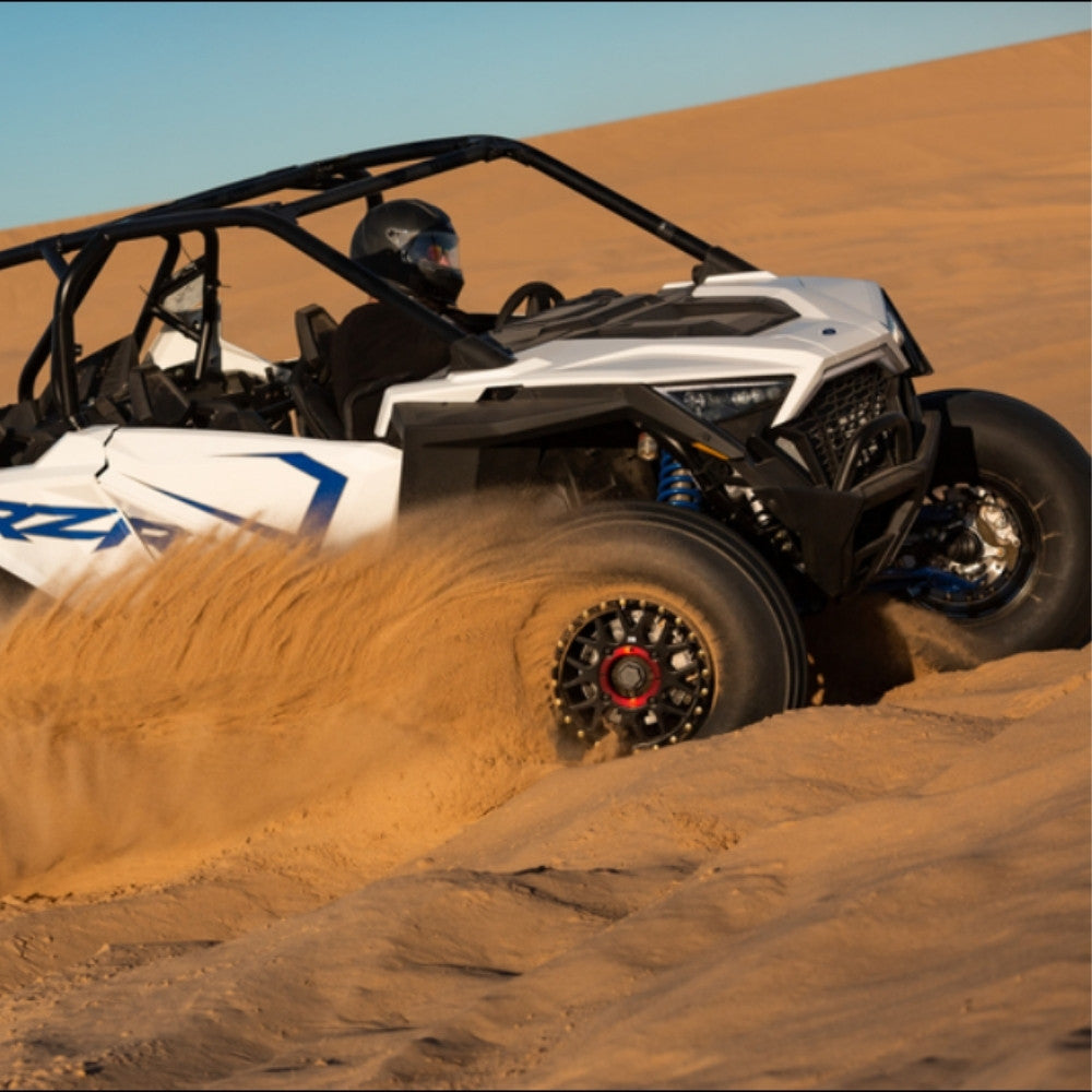 EFX Sandslinger front tire in action