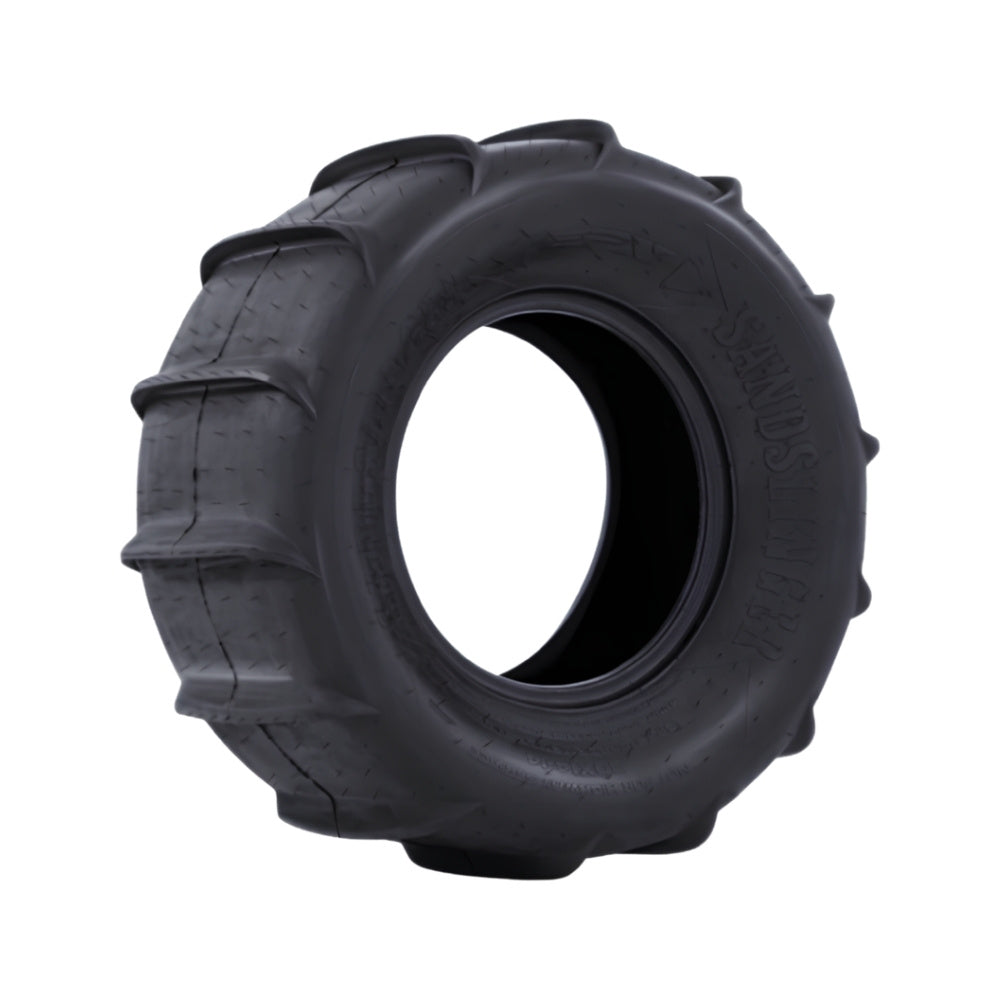 EFX Sandslinger rear paddle tire on a slight angle on white background