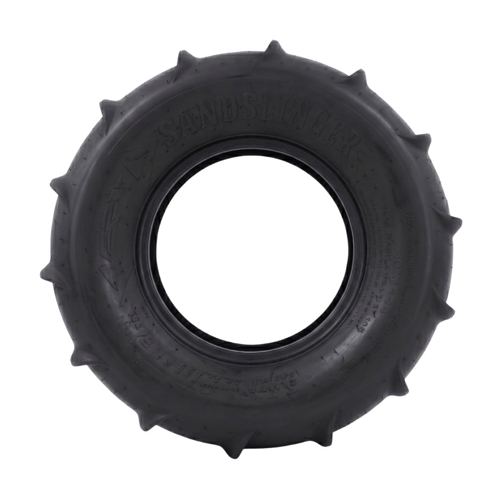 EFX Sandslinger rear paddle tire side profile on white background