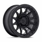 Fuel UTV FV866 Piston 15x7 4x137 Off-Road Wheel with Matte and Gloss Black Finish on plain white background