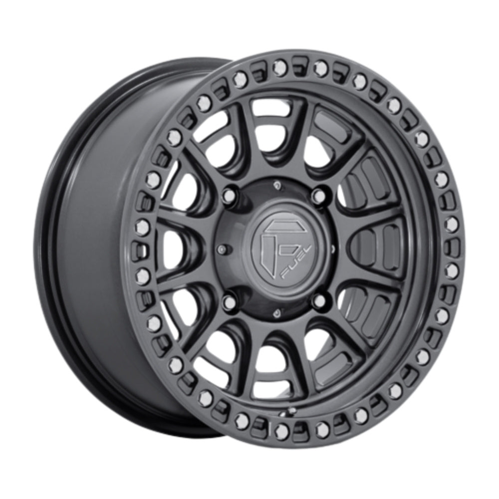 Fuel UTV FV832 Cycle UTV 15x7 Gloss Gunmetal Wheel with 5x114.3 Bolt Pattern and +10 Offset