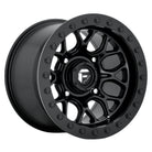 Fuel UTV Tech Beadlock UTV Wheel Matte Black side angle on white background