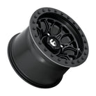 Fuel UTV Tech Beadlock UTV Wheel Matte Black side angle showing lip and rear of wheel