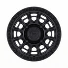 Fuel UTV FV832 CYCLE UTV 15x7 Matte Black with Gloss Black Lip Wheel front facing on a white background